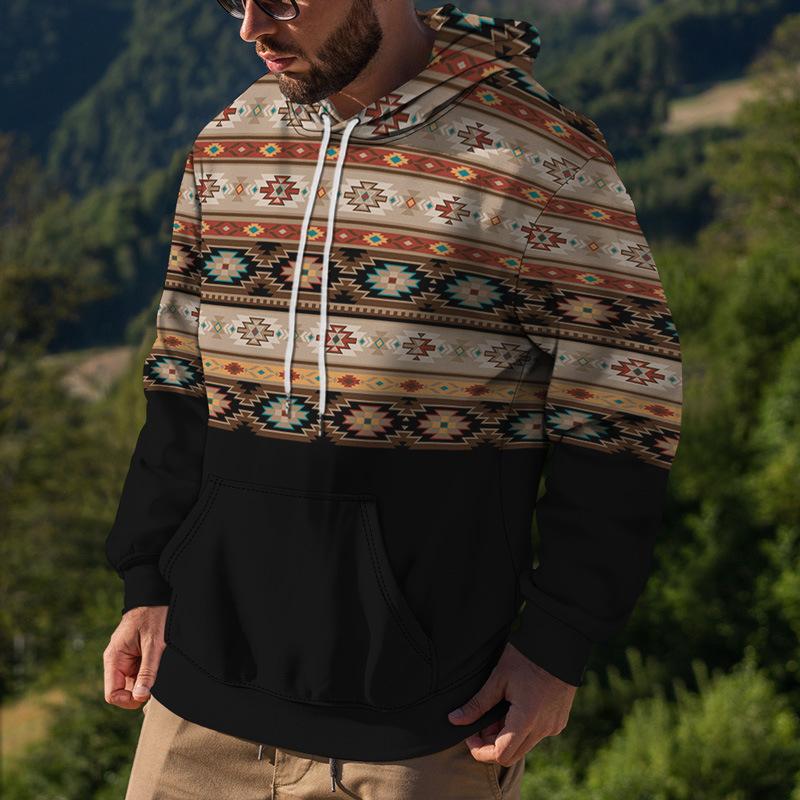 Новые толстовки с геометрической графикой Aztec с 3D-принтом для мужчин и женщин — фото 6