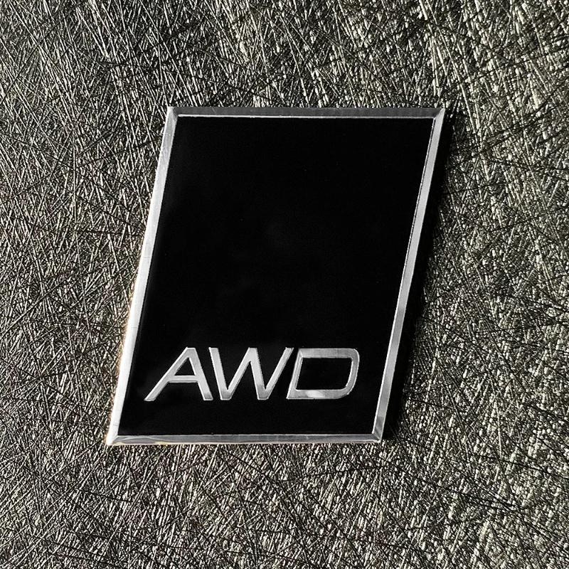 1pcs Car Accessories 3D Aluminum Logo Indoor Decoration Fender Trunk Stickers For Volvo Rdesign T6 AWD C30 C70 S40 S60 S70 S80