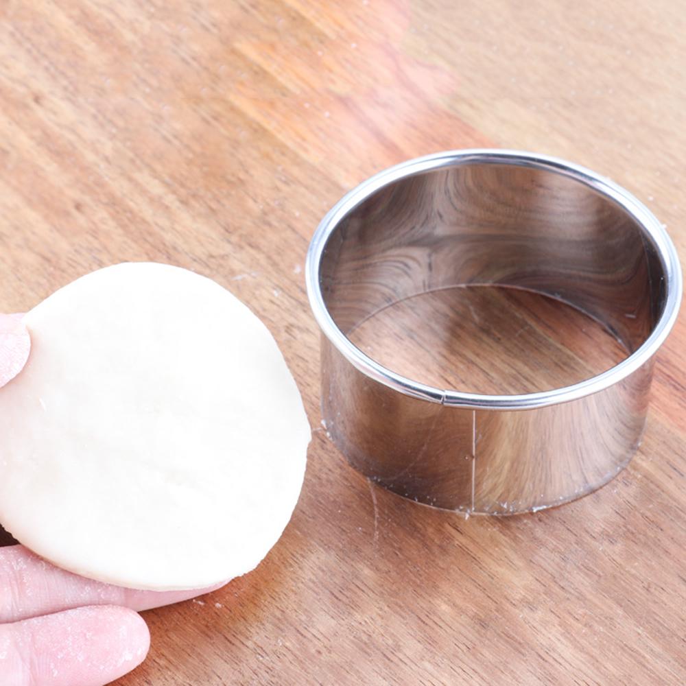 14pcs Stainless Steel Round Dumplings Wrappers Molds Set Cutter Maker Tools
