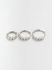 Minimalpiercing 14K 18K Moissanite Diamond One-Touch Ring Earrings
