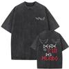 Washed Vintage Rapper Duki ADA Tour  T Shirt Mens Hip Hop Oversized Short Sleeve Tshirt Men Fashion High Quality Streetwear