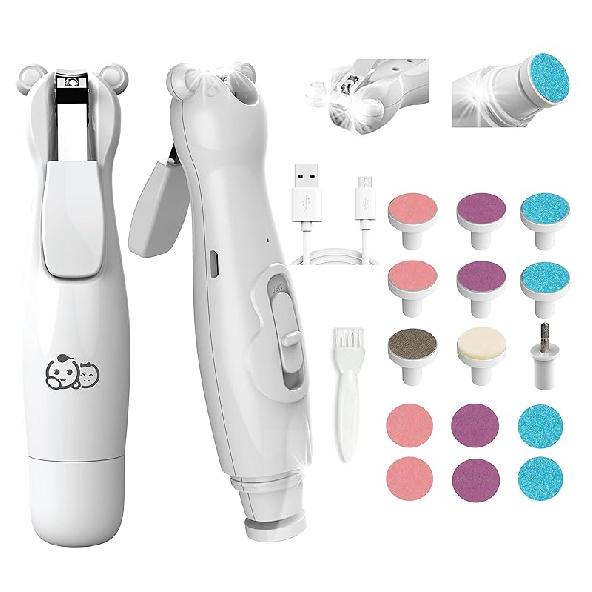 Baby Nail Trimmer 21 in 1, Usage Labeled Case & 13 Extra Replacement Tools, Royal Angels Baby Electric Nail File, Baby Nail Care, Nail Clipper