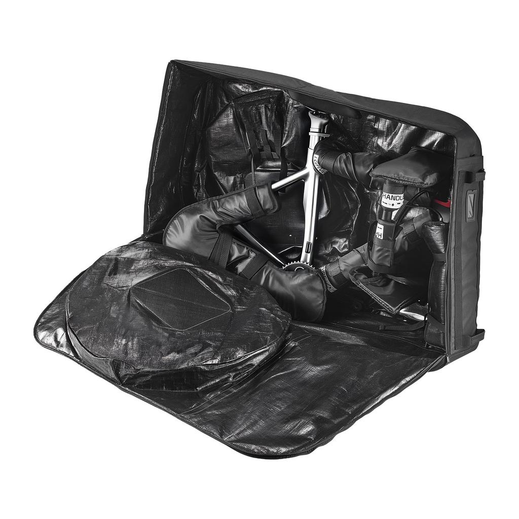 VEVOR Bike Travel Bag, Transport Universal Bicycle Storage Case Bag with TSA Lock, Support Plates, Protection and Fork Mount Stabilisation