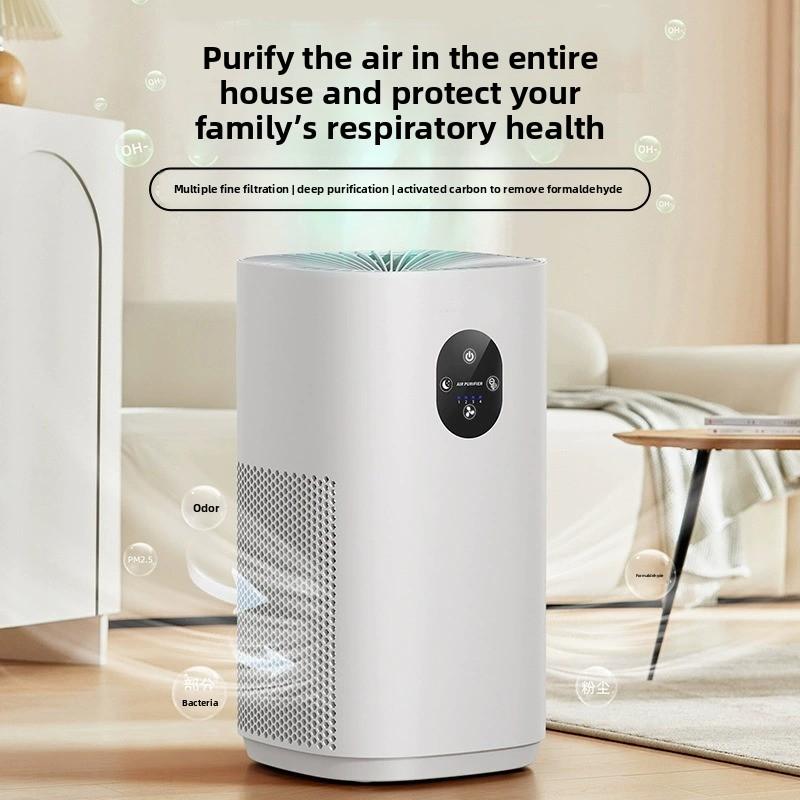 Purificador de aire para el hogar con iones negativos para eliminar formaldehído y humo de segunda mano