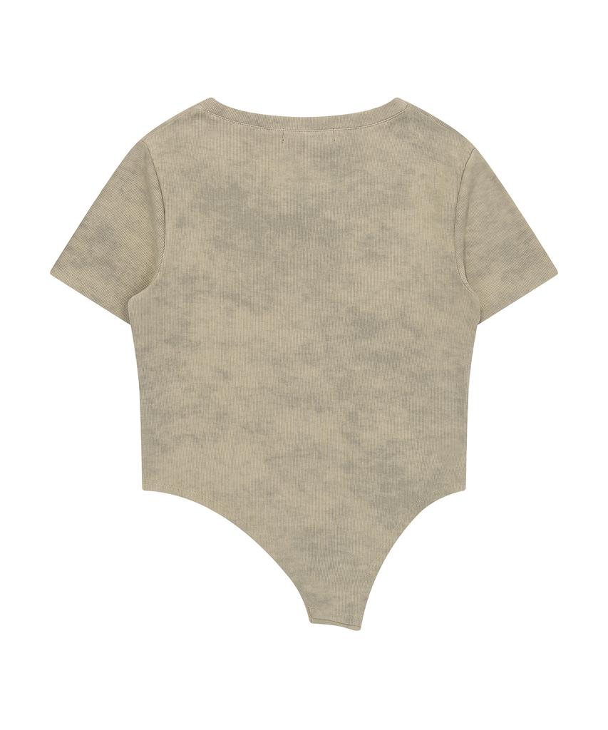 Syupeodeulai Women'S Henley Neck T-Shirt Beige Sdfivcq40Beg