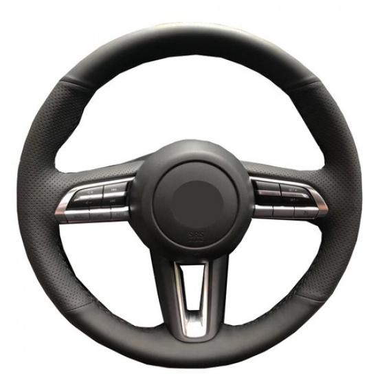 DIY Car Steering Wheel Cover For Mazda CX-30   For Mazda 3 Axela MX-30