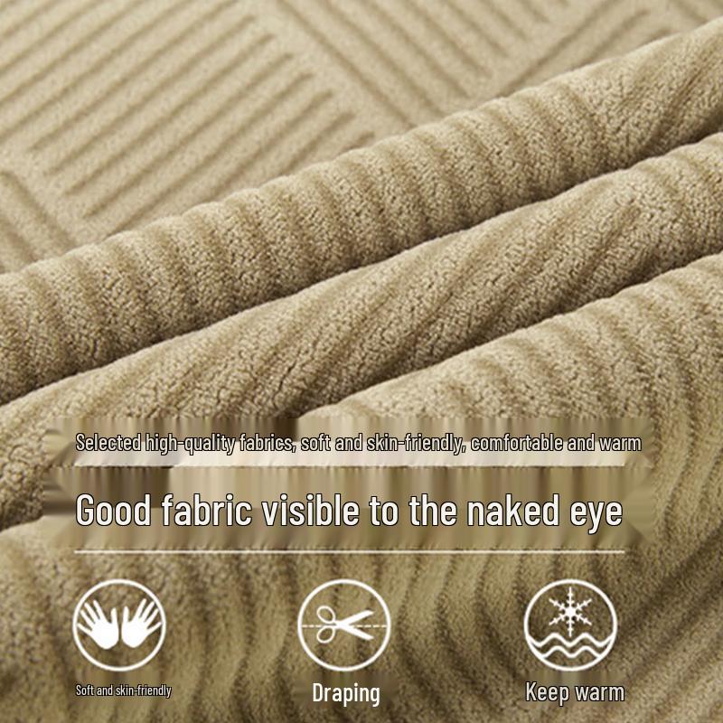 Luomeng Men's Winter Plus Velvet Round Neck Knit Sweater BY795