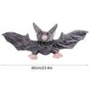 Lovely Grey Bat Plush Stuffed Bat Doll Plush Throw Pillow For Boys and Girls Christmas Halloween Decoration Holiday Gifts