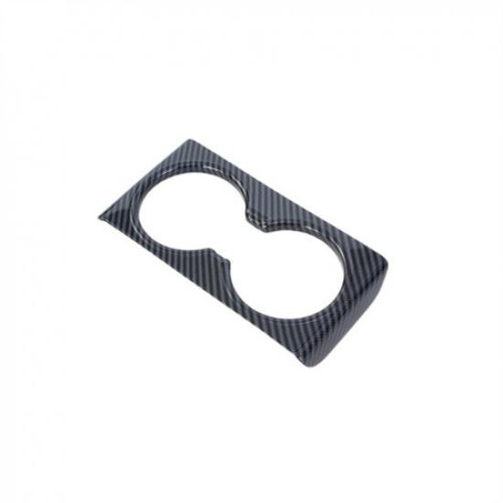 Carbon Fiber Rear Water Cup Holder Cover Trim For Tesla Model 3 2024 2025 2026