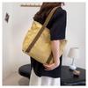 Large Capacity Tote Canvas Bag Work Commute High Aesthetic Versatile Artistic Student Book Shoulder Bag