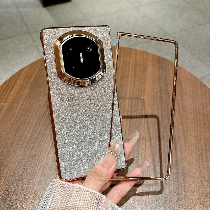 

Shiny Rhinestone Glitter Galvanized With Electroplated Frame Case For Huawei Mate X7 mate X6 X5 X3 Slim Bling Protection Cover Huawei Mate X7