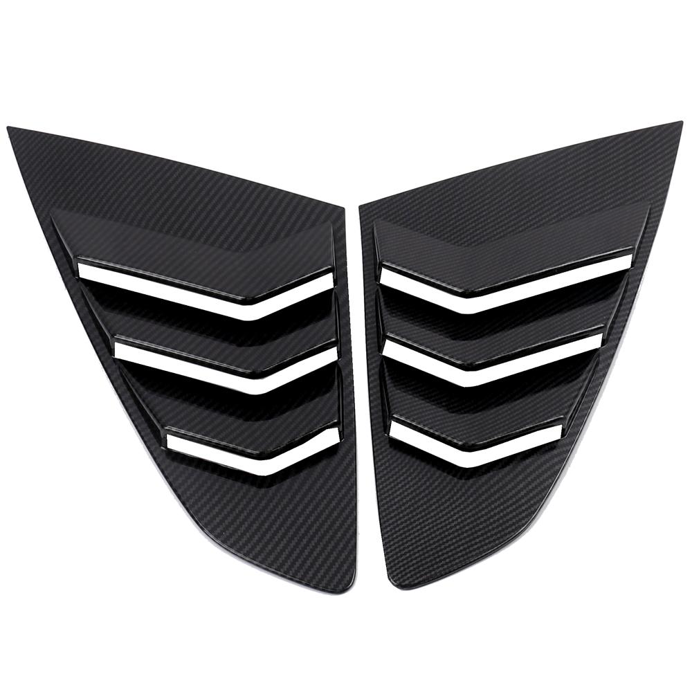 Fit for VW Volkswagen Arteon CC 2017- Car Accessories Rear Triangle Window Shutter Cover Trim 2pcs