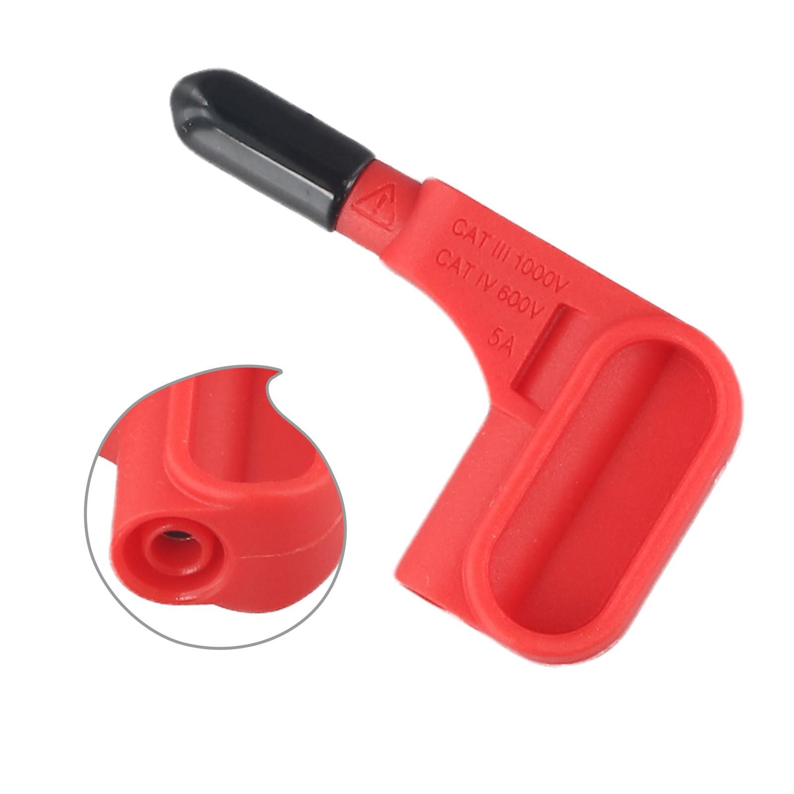 

4mm Multimeter Head 5A CAT III 500/1000V DIY Nickel Plated Brass червоний