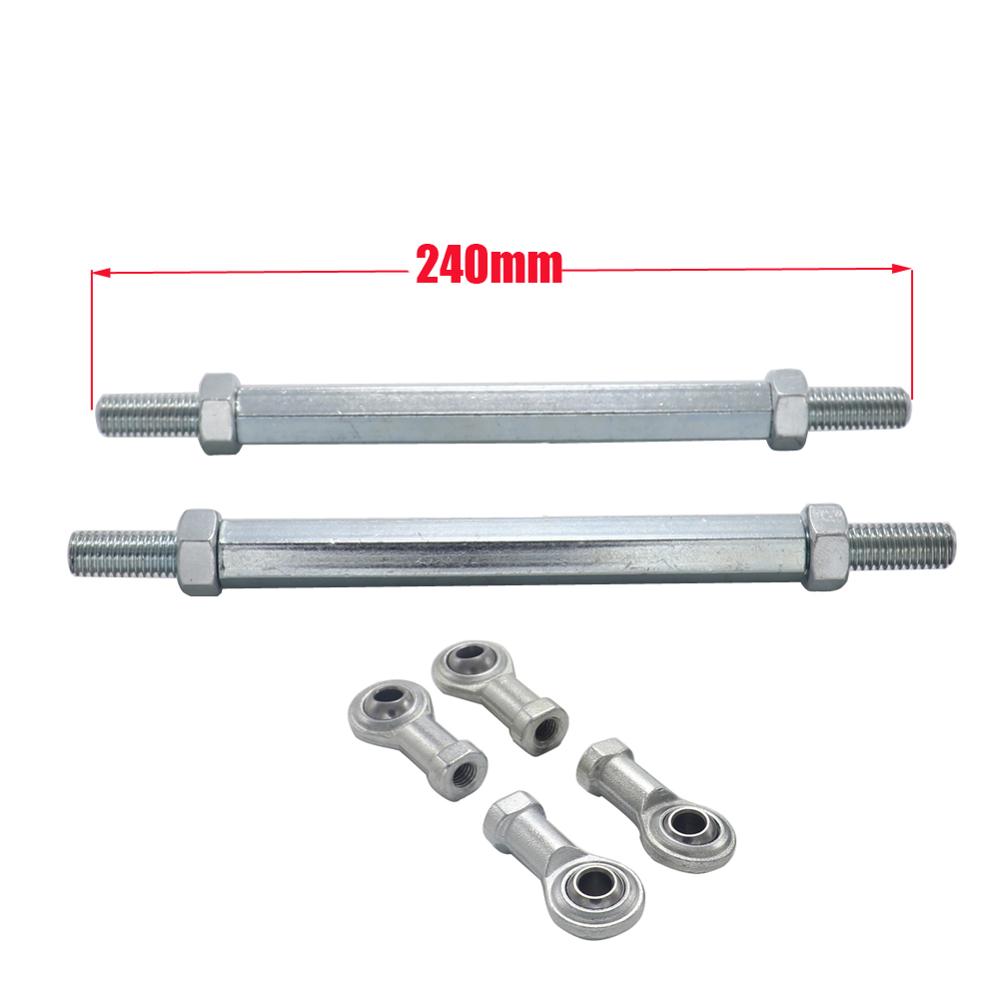 8mm Steering Tie Rod Kit Ball Joint For 49cc Electric Mini Kids ATV Go Kart Buggy Quad Bike Parts