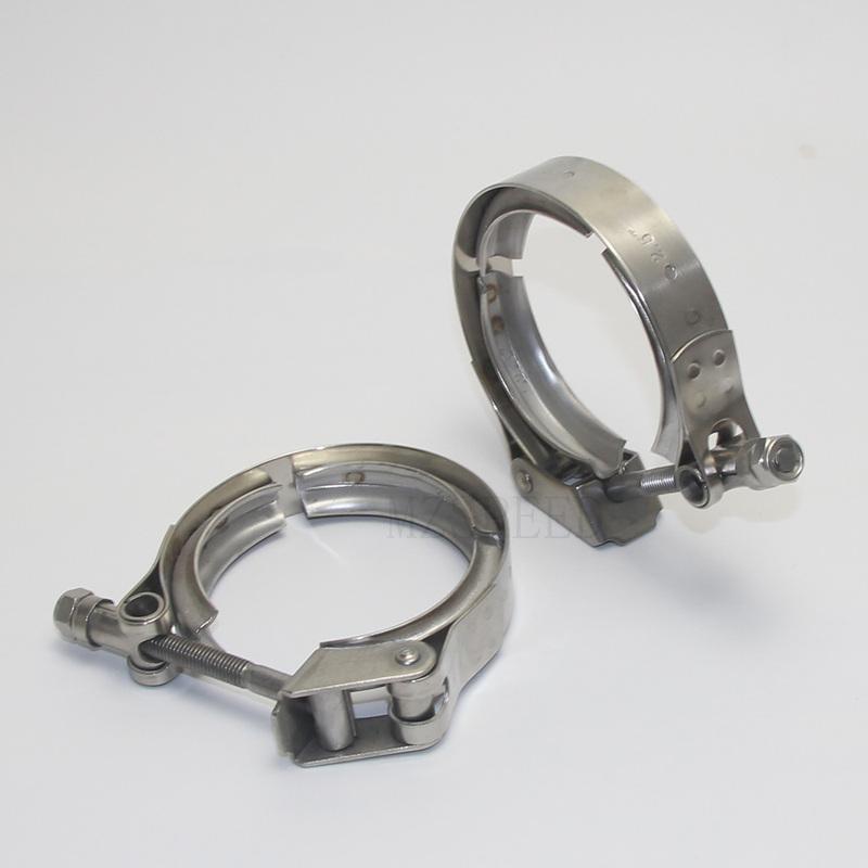 Universal Quick release Stainless steel 2  2.5  3  3.5  Exhaust downpipe v band clamp v-band clamps V clamp clip 1.5 inch 2.75  inch