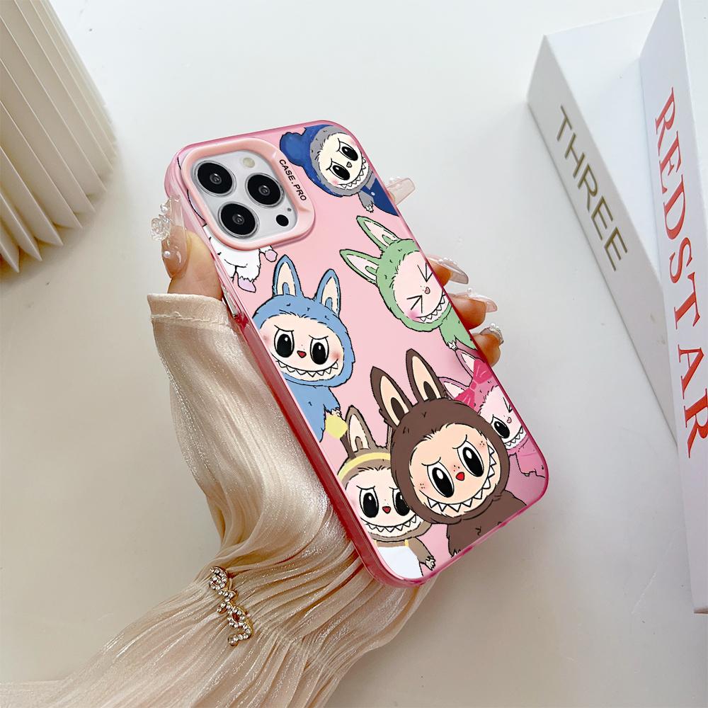 Fashion Colorful Sliver Double Sided Phone Shell Soft Edge Hard Case Full Cover Shockproof Phone Casing for Samsung A16 A55 Xiaomi Redmi 14C Poco C75