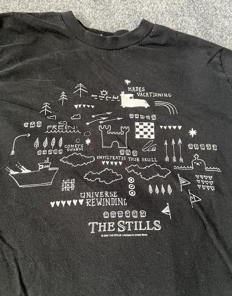 

Vintage The Stills Band Short Sleeve Black All Size T-Shirt HH08 Unisex T-Shirt XXXL