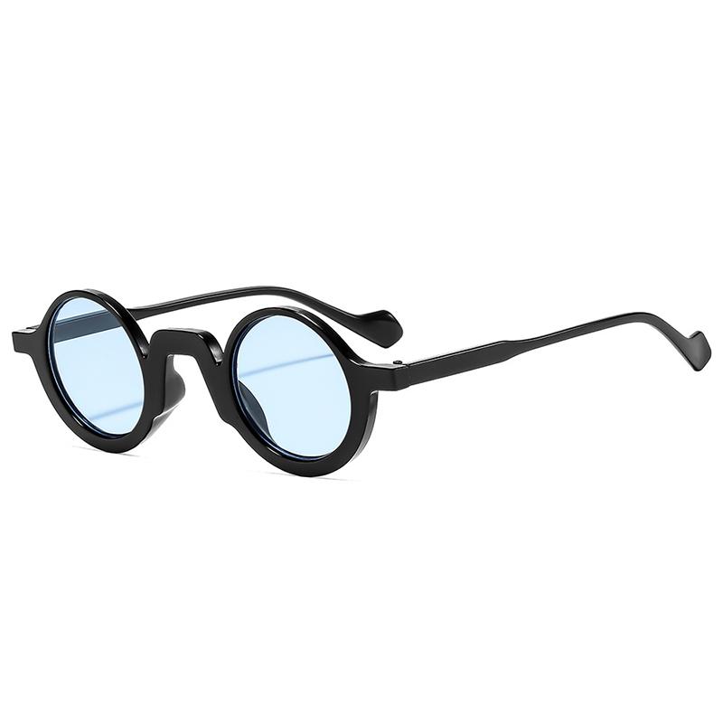  New Retro Small Round Punk Women Sunglasses Fashion Green Shades UV400 Trending Men Leopard Sun Glasses