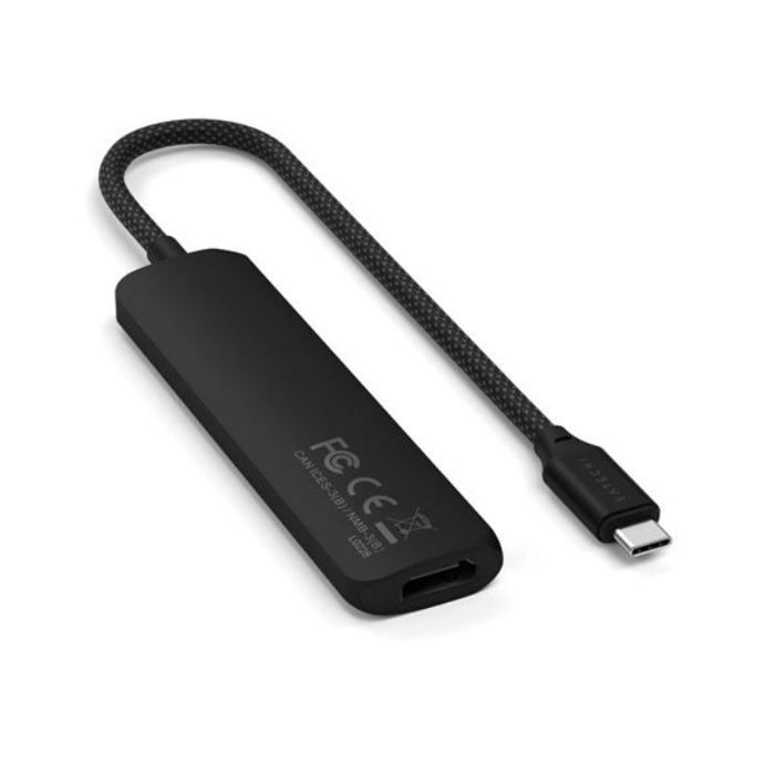 4-in-1 Multiport USB-C Hub - Satechi - 4K - 100W Power Delivery - 10Gbps - HDMI 60Hz