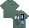 Cantante Aitana Cuarto Azul Álbum Tour Portada Camisetas Unisex Tendencia de Moda High Street Camiseta Mujer Verano Cuello Redondo Camisetas de Algodón