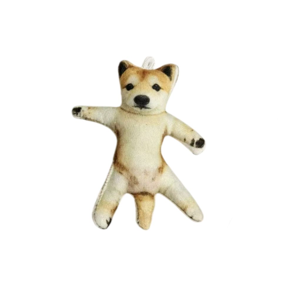 Wire Skeleton Abstract Twist Keychain Animal Figure Funny Cat Toy Kawaii Dog Pendant Doll Children