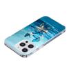 Applicable to iPhone16E mobile phone case Samsung S25 cartoon painted TPU mobile phone case 15Pro leopard print all-inclusive soft case