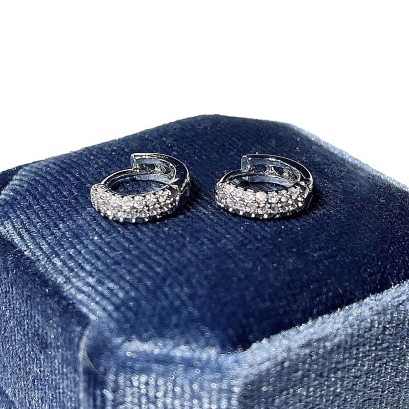 Серьги-гвоздики Стильные Пирсинг Украшения Блестящий Аксессуар для Ушей Ушные Гвоздики Серьги-гвоздики Ушные Застежки Материал Сплав для Egirls