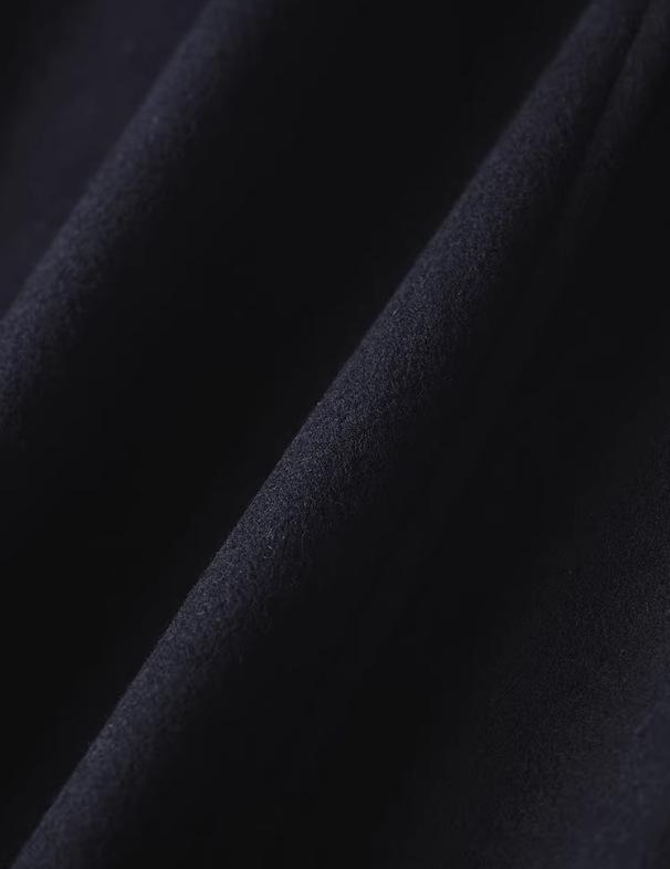 Women's High-Waist Wool Tweed Trousers - Versatile, Thick, Anti-Wrinkle, Drape, Straight Fit for Autumn/Winter