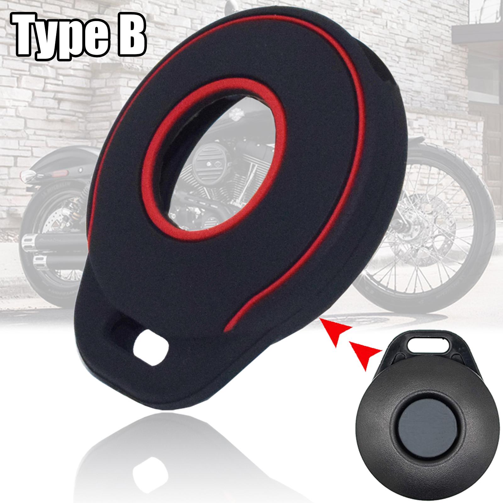 

Силиконовый чехол для ключей с дистанционным управлением для Harley Davidson Softail FLST Tri VRSC Street Super Dyna Sportster Trike Freewheeler чёрный