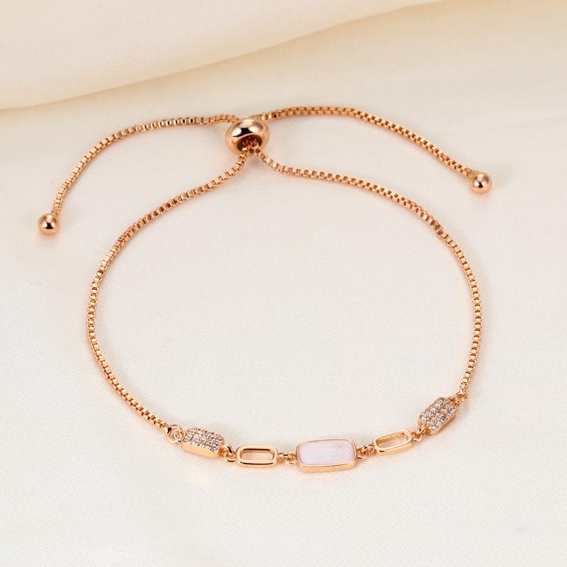 Xiaohongshu zircon bracelet ins bracelet less sweet and cool wind hand jewelry