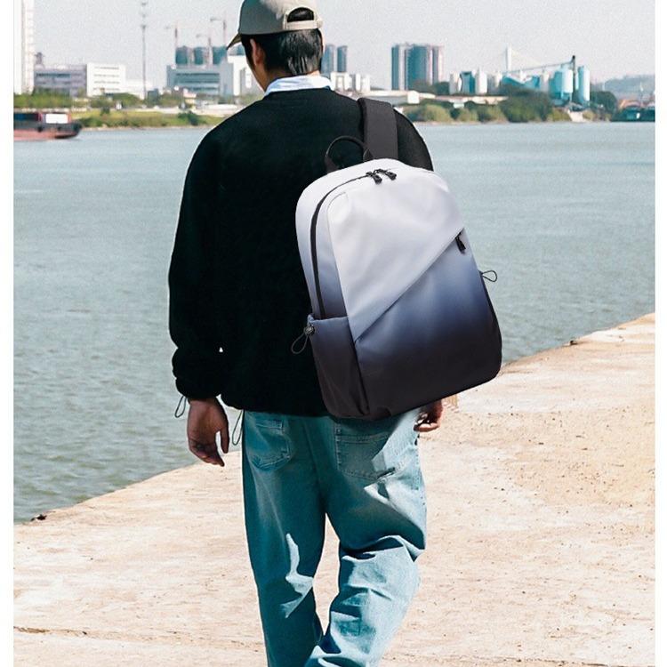 New Gradient Color Backpack for Men, Laptop Backpack, High School and College Students