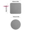 1Pc Solid Color Diatomaceous Earth Coasters round Square Absorbent Non-Slip Kitchen Mats for Home Decoration And Toiletries