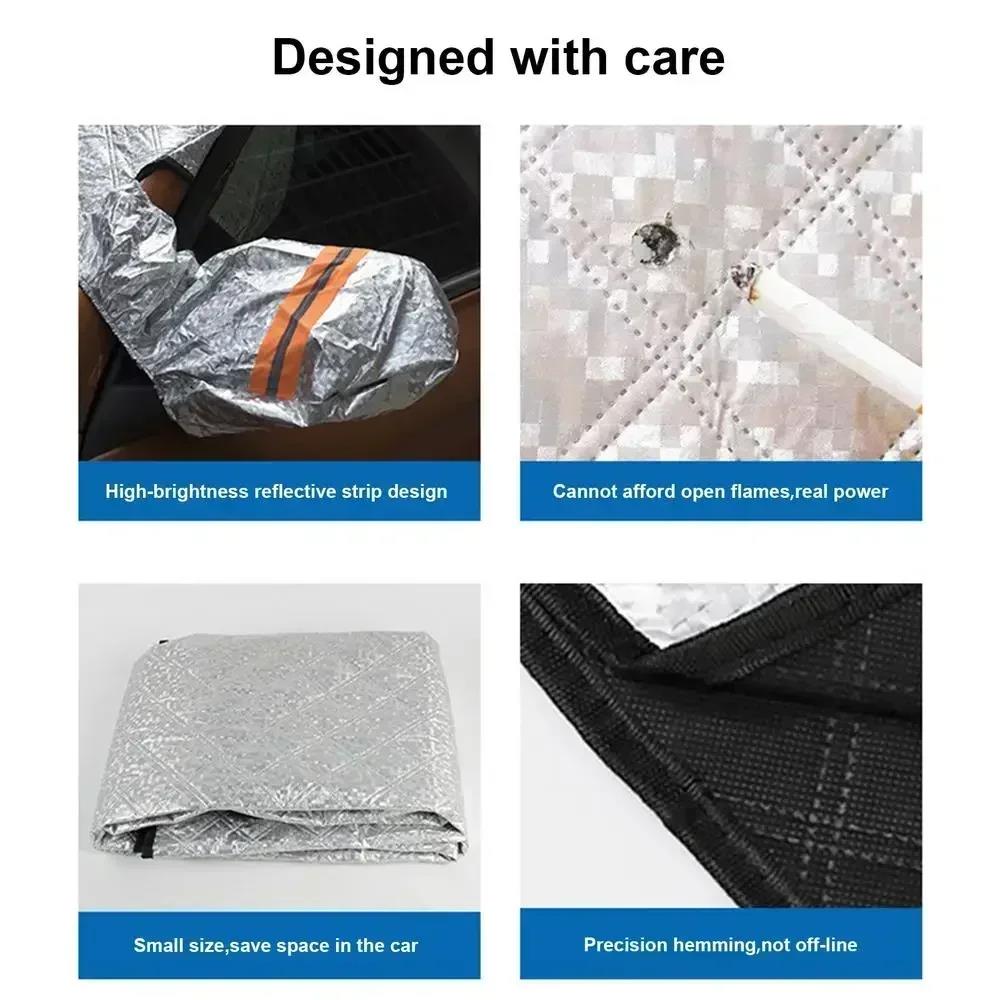 Car Anti-Snow Windshield Proof Protective Cotton Sunshade Cover AccessoriesWindshield Sunshades 1
