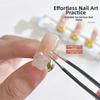 5Pcs Crystal Base Magnetic Nail Art Holder Reusable Nail Art Display Stand  Nail Artists
