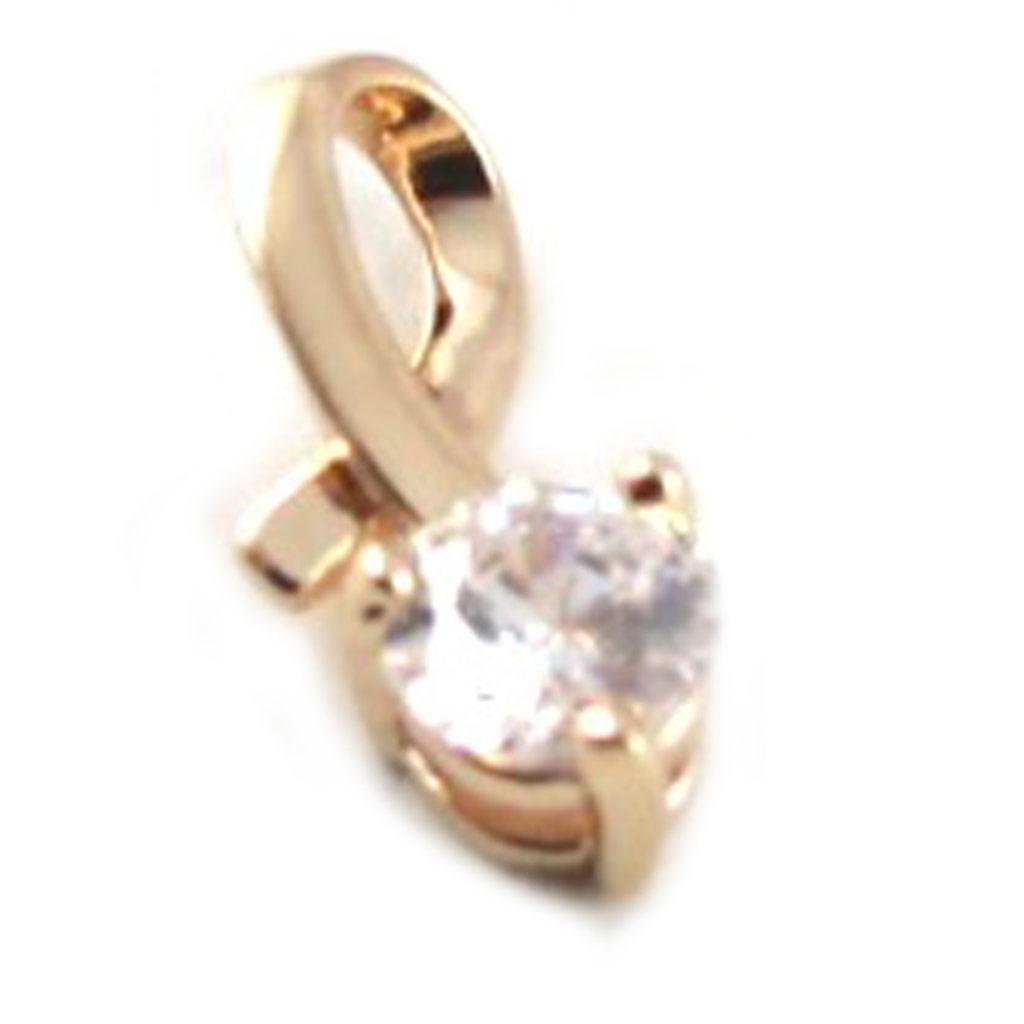 Les Trésors De Lily [L1799] - Pendentif Plaqué Or 'Câlin' Blanc