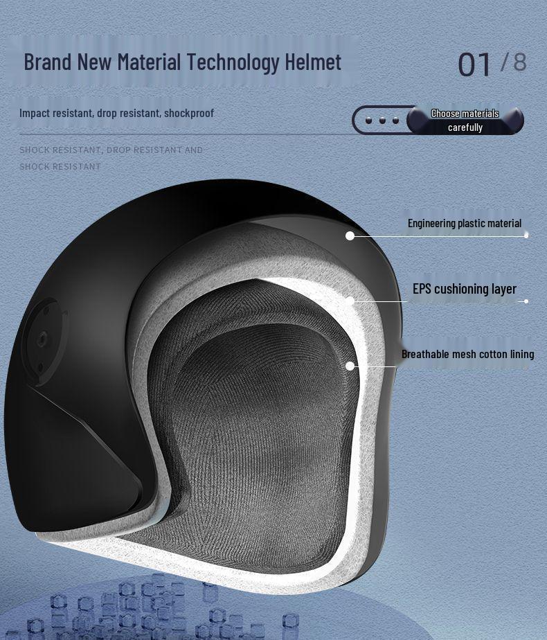 Certified Unisex Electric Vehicle Helmet: Autumn/Winter Model, Warm & Lightweight.
