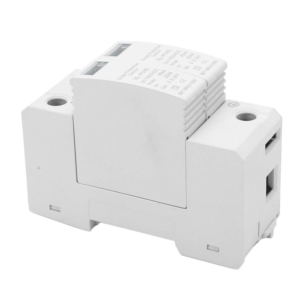 2P Surge Protective Device 20 To 40KA Flame Retardant 36mm Rail Installation Photovoltaic Surge Prot