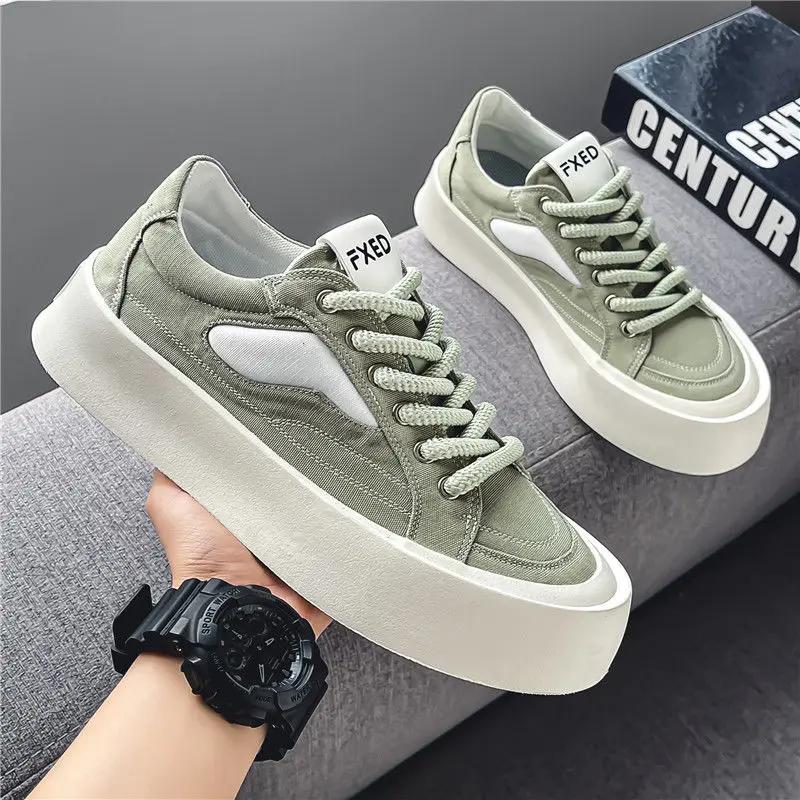 Sneakers Fashion 2024 Men's Casual Shoes Flat Male Shoe Leisure Hiking Designer Luxury Korean Style Offer Footwear Trends Trend