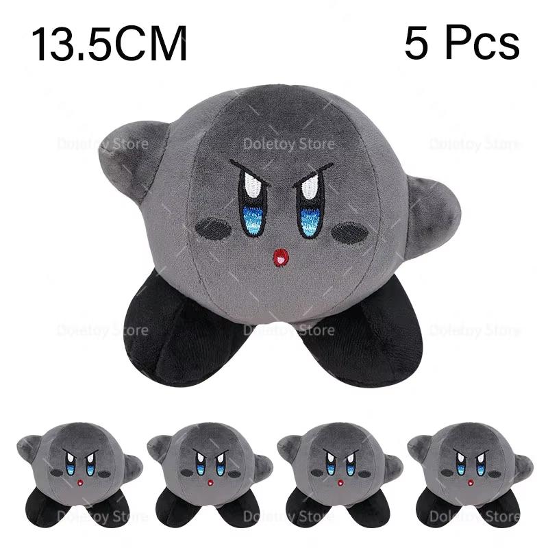 5 Pcs/Lot Anime Kirby Plush Doll Toys Kawaii Star Kirby Swimming Sword Bread Kirby Collection Christmas Birthday Gift for Kid