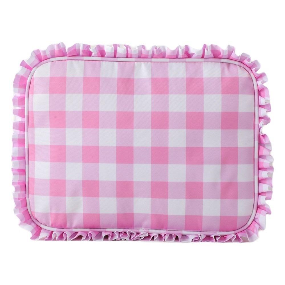 Large Ruffle Pouch Bag Multifunction Ruffle Cosmetic Bag  Toiletry Organizer