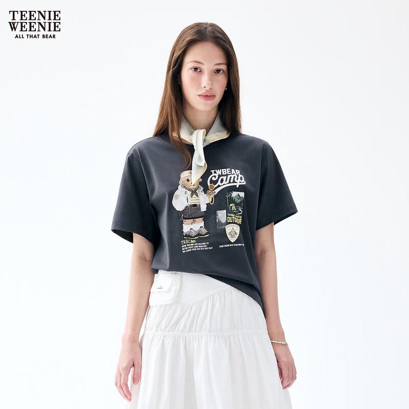 

Teenie Weenie Bear Cartoon Letter Women s T-Shirt XS