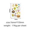 Cross Border Easter Party Egg Tattoo Sticker Waterproof Holiday Children's Cartoon Rabbit