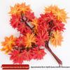 Artificial Red Maple Leaf Branch for Decoration and Landscaping