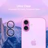 2PCS Tempered Glass Camera Lens Protector for iPhone 16E 16 E 15 Pro Max 14 Plus 13 Mini 12 11 iPhone16e iPhone16 16Plus Protection Phone Accessories