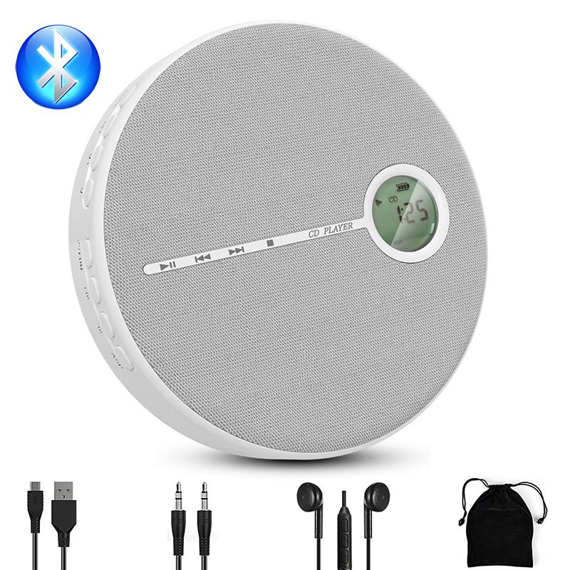 

CD Player Bluetooth Speaker Fetal Student Education Learning Repeating Machine English Learning Machine Automatic Shockproof сірий колір