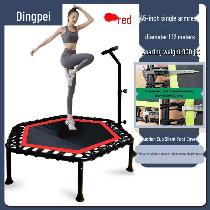 Indoor Trampoline for Kids & Adults: Compact Bouncing Bed for Home Use