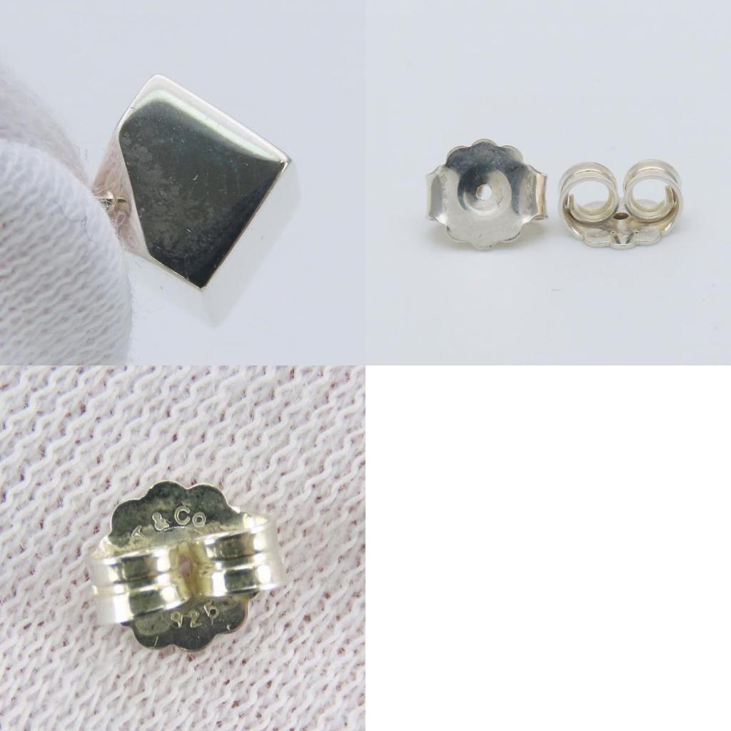 Used TIFFANY&Co. Pierce Cube Silver925 7.3g Silver Square