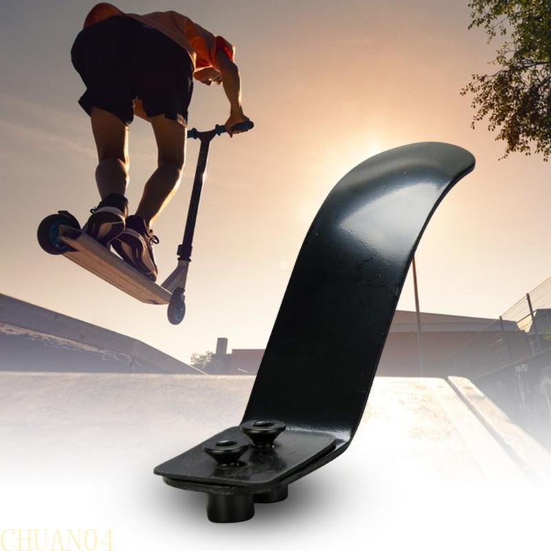 A1A2 2 Hole Footrest Plate For Skating Scooter Double Hole Design Slip Resistant Surfaces Scooter Deck Plate Foot Pedal Cover