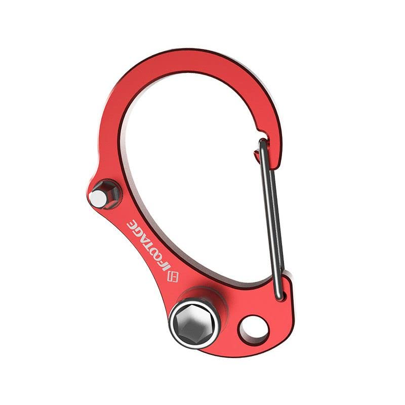 

iFootage Tool TOOL Fits Hex Socket Flathead and Carabiner 824721 Multi-Purpose Hook, HOOK-RED, Wrenches, Wrenches, Screwdrivers, Hooks, [Used]
