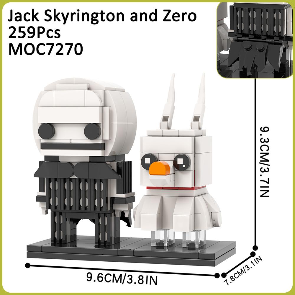 MOC Horror Movie Figure Bricks It Lydia Mummy Witch Pumpkin Compatible Building Blocks Toys For Children Friends Halloween Gifts